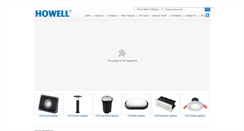 Desktop Screenshot of howelllighting.com